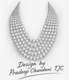 Premium Quality | Glass Beads | Gold Plated | Brass | Beaded Mala |
