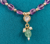 Premium Quality | Gold Plated Chain Set | Amethyst Color |