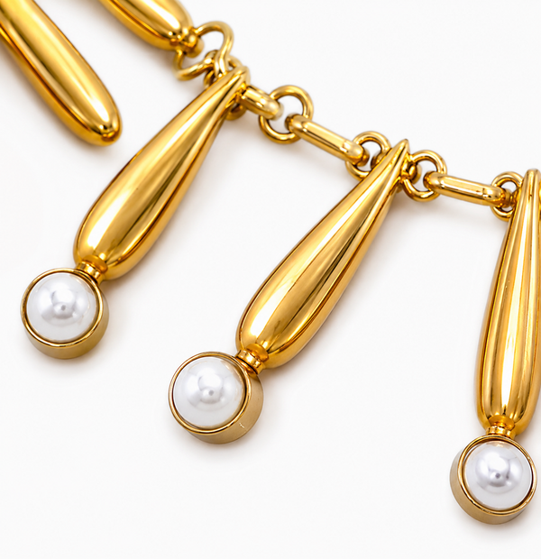 Premium Quality | Brass | Chain Choker Set |