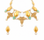 Premium Quality | Mother of Pearls | Chain Choker Set | Mint Color |