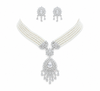 Premium Quality | American Diamond Accent | Choker Set |