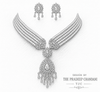Premium Quality | American Diamond Accent | Choker Set |