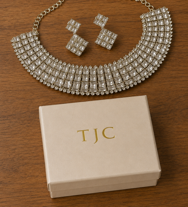 Premium Quality | Mehndi Polish | Choker Set | White Color |