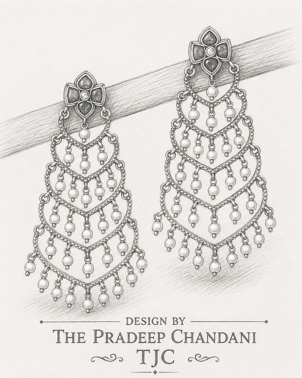 Premium Quality | Umika Dangler Earrings | Gold Plated |