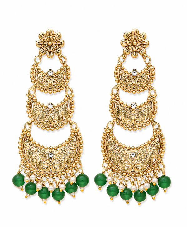 Premium Quality | Manjari Earrings | Handamde Earrings |