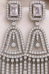 Premium Quality | Triya Earrings | Silver Plated |