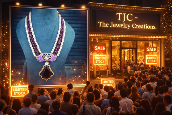 Indian Traditional Pear-Shape Doublet Stone Necklace Set