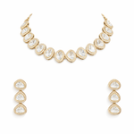 22 Carat Gold Plated Semi Bridal Choker Designer Necklace & Bollywood Celebrity Wear Premium Quality & Elegant Choker Necklace