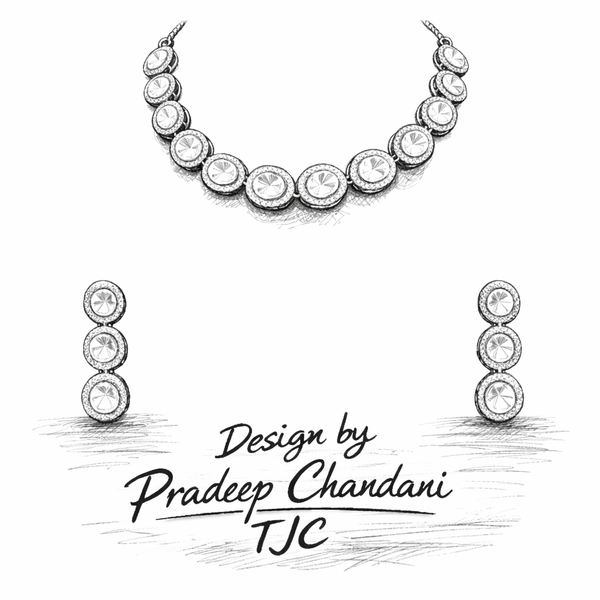 22 Carat Gold Plated Semi Bridal Premium Quality Choker Elegant & Statement Designer Choker Necklace