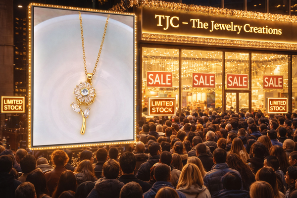 Anti - Tarnish Golden Sunflower Sparkle Stem Premium Chain Pendant with Gold Plated & Trendy Chain Pendant