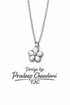 Anti-Tarnish Daisy Flower Shape Elegant Pearl Style Premium Chain Pendant & Statement Designer Chain Pendant