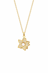 Anti-Tarnish Petal Cluster Shape Premium Chain Pendant &Elegant / Minimal Chain Pendant