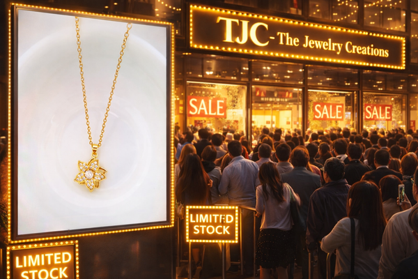 Anti-Tarnish Petal Cluster Shape Premium Chain Pendant &Elegant / Minimal Chain Pendant