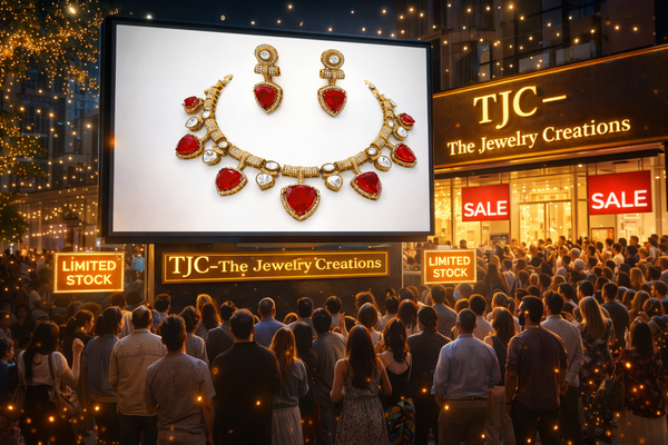 Ruby Red Inspired Bridal Choker Premium & Elegant Handicraft Necklace