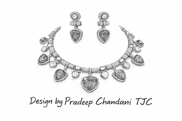 Ruby Red Inspired Bridal Choker Premium & Elegant Handicraft Necklace