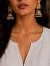 Premium Quality | Artificial Stone | Brass |Jhumki Earrings |