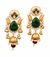 Premium Quality | Artificial Stone | Jhumki Earrings | Green Color |