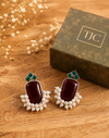 Premium Quality | Oxidized Silver | Studs Earrings |