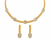 Premium Quality | Monalisa Stone | Chain Choker Set | White Color|
