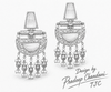 PremiumQuality | Dangler Earrings |Brass | Pink Color |