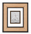 925 Silver Plated | Baby Krishna Wall Frame | Handmade Art | Religious Home Decor |
