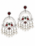 Premium Quality | Peacock Design | Dangler Earrings | Silver Plated |