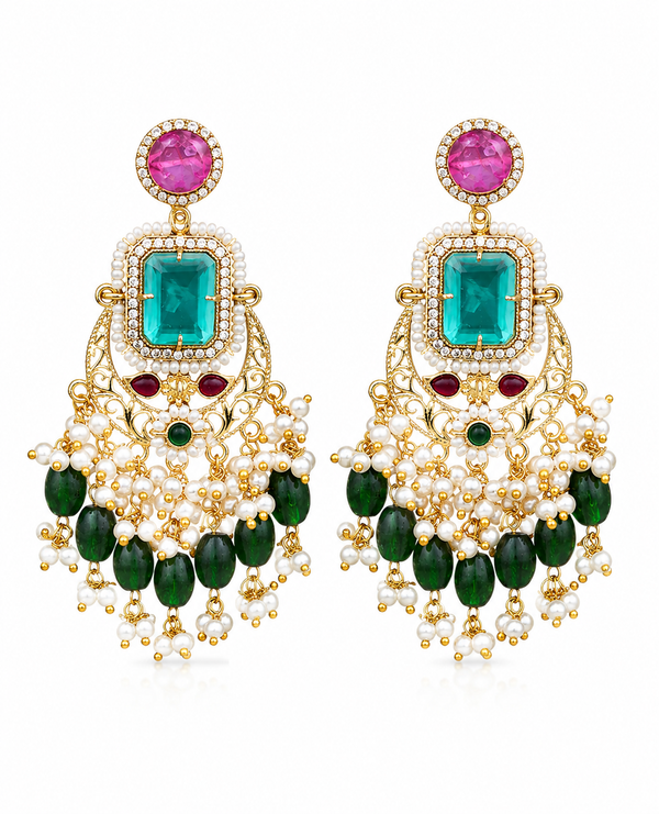 Premium Quality | Doublet Russian Stone | Earrings |