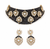 Premium Quality | Moissanite Detailing | Choker Set | Blue Color |