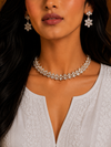 Premium Quality IMoissanite Choker Necklace Set I Elegant Jewelry I