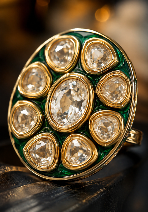 Premium Quality I Oval Shape I MoissaniteRing I