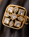 Premium Quality I Moissanite I Cocktail Style I RingI
