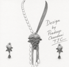 Premium Quality I American Diamond I Necklace Set With Earrings I
