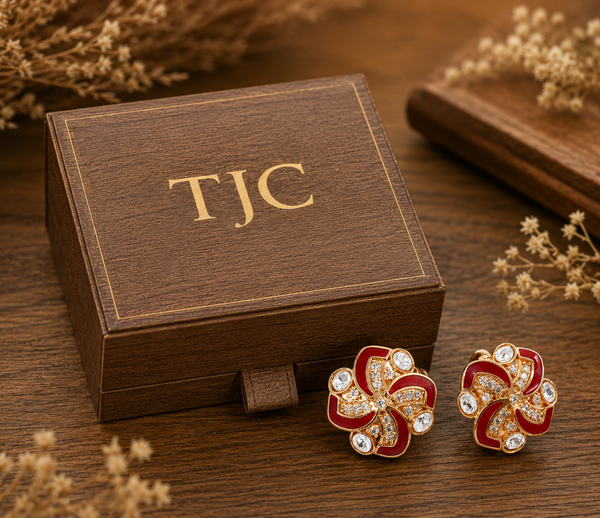 Premium Quality | American Diamond | Studs Earrings |