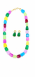 Premium Quality | Multi Color Sapphire Inspired | Tumble Mala |