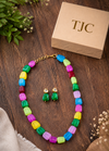 Premium Quality | Multi Color Sapphire Inspired | Tumble Mala |