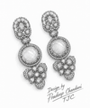 Premium Quality | Monalisa Stone | Earrings| Mint Color |