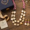 Premium Quality | Layered Mala Set | Pink Color |