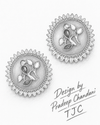 Premium Quality | Studs Earrings | Artificial Stone | Green Color |