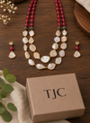 Premium Quality | Layered Mala Set | Red Color |