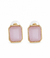 Premium Quality | Monalisa Stone | Studs Earrings | Pink Color |