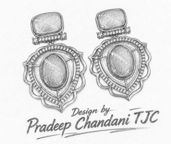 Premium Quality | Sabyasachi Inspired Earrings | Green Color |