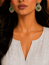 Premium Quality | Sabyasachi Inspired Earrings | Green Color |
