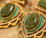 Premium Quality | Sabyasachi Inspired Earrings | Green Color |