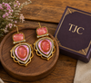 Premium Quality | Sabyasachi Inspired Earrings | Pink Color |
