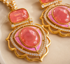 Premium Quality | Sabyasachi Inspired Earrings | Pink Color |