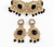 Monalisa Black Onyx | American Diamond Choker Necklace Set with Earrings | Elegant Jewelry |