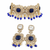 Monalisa Royal Blue | American Diamond Choker Necklace Set with Earrings | Elegant Jewelry |