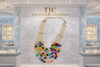 Gold Plated | Brass | Multi - Color 5 Layer Beaded Mala Necklace |