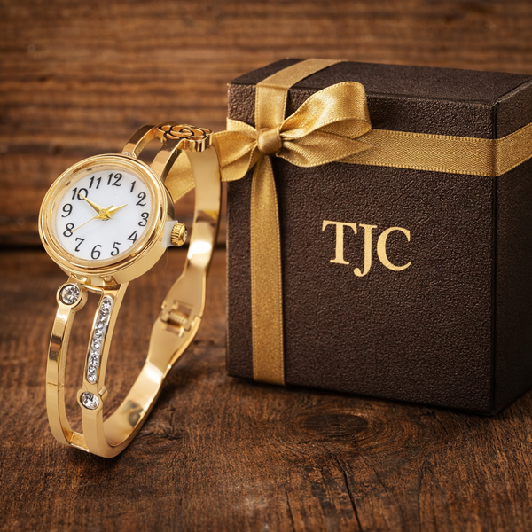 Anti - Tarnish Watch Bracelet with round shape & Premium Quality Royal Anti - Tarnish Jewelry
