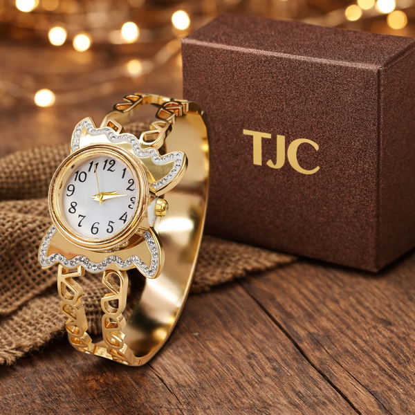 Premium Quality Round Butterfly Watch Bracelet & Royal Anti - Tarnish Jewelry